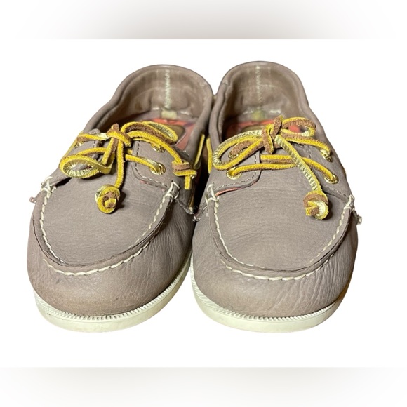 Sperry Top Sider STS91729 Women’s 9M Leather Boat Shoes Lt Brown/Taupe - Picture 4 of 6
